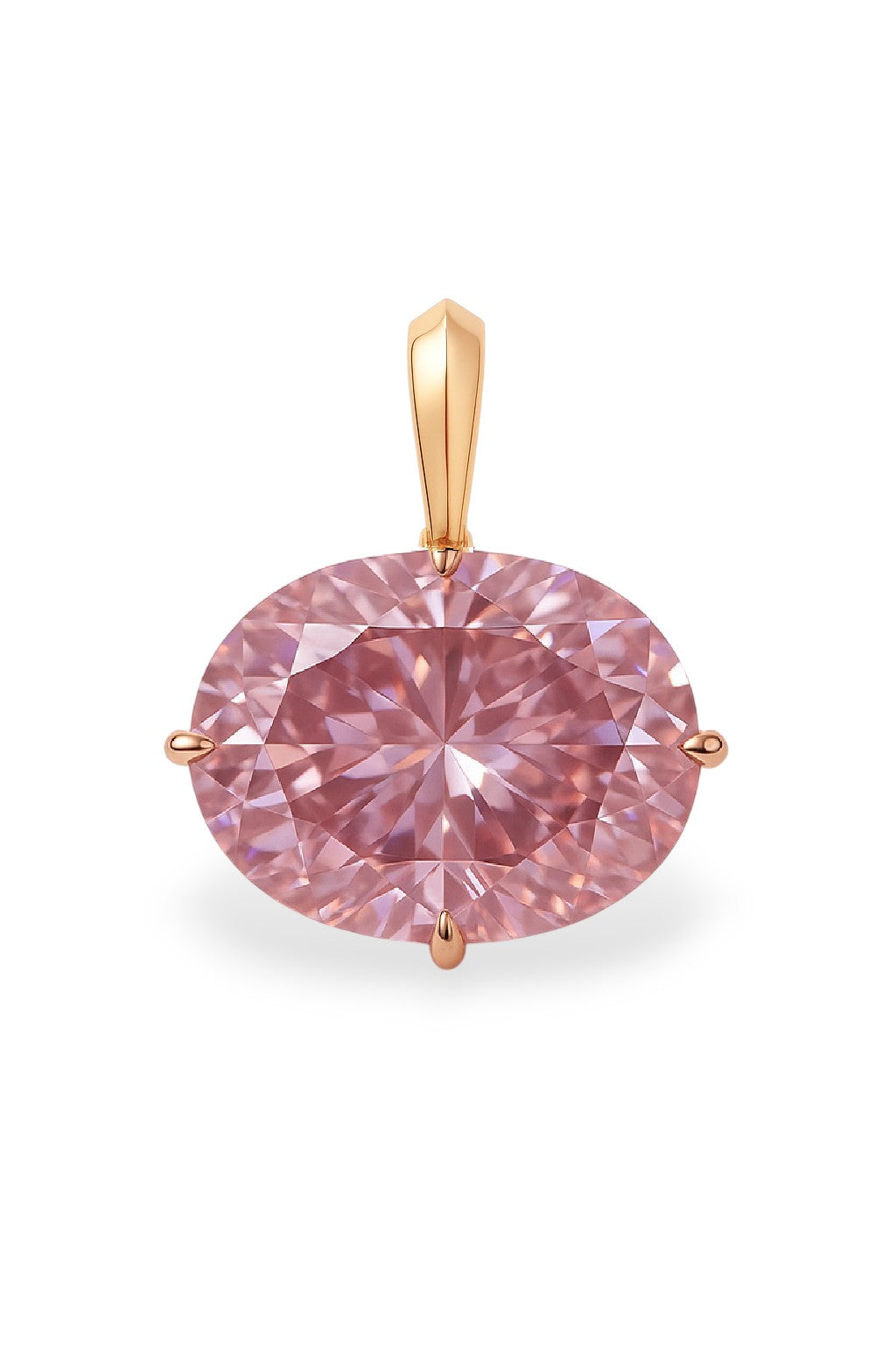 6.02ct Pink Diamond Torque Necklace