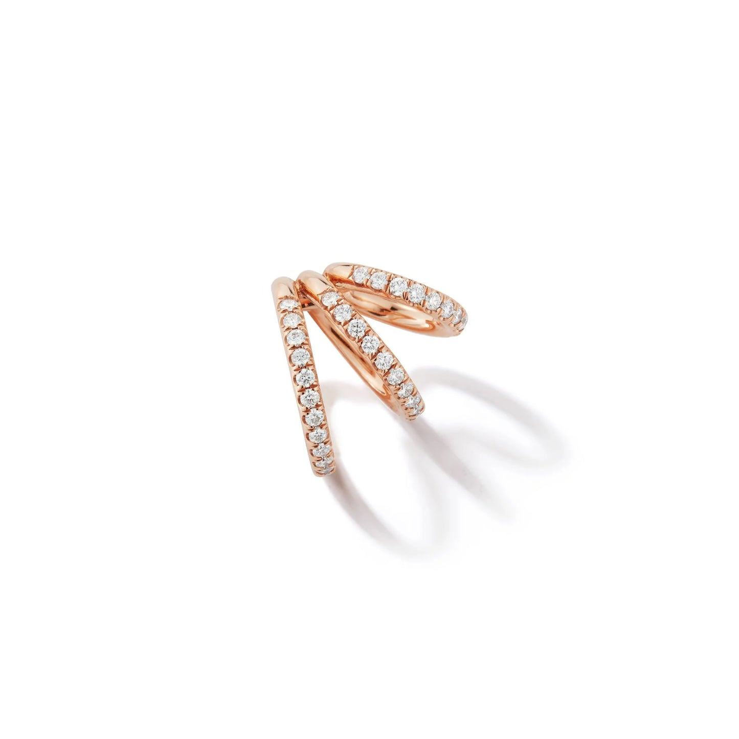 Triple Moissanite Ear Cuff