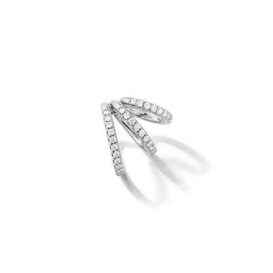 Triple Moissanite Ear Cuff