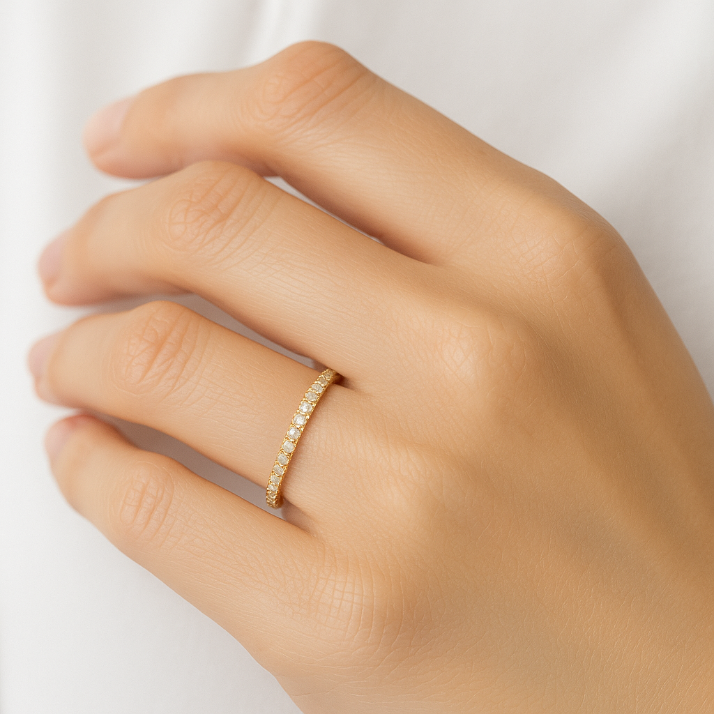 2 mm Round Eternity Band