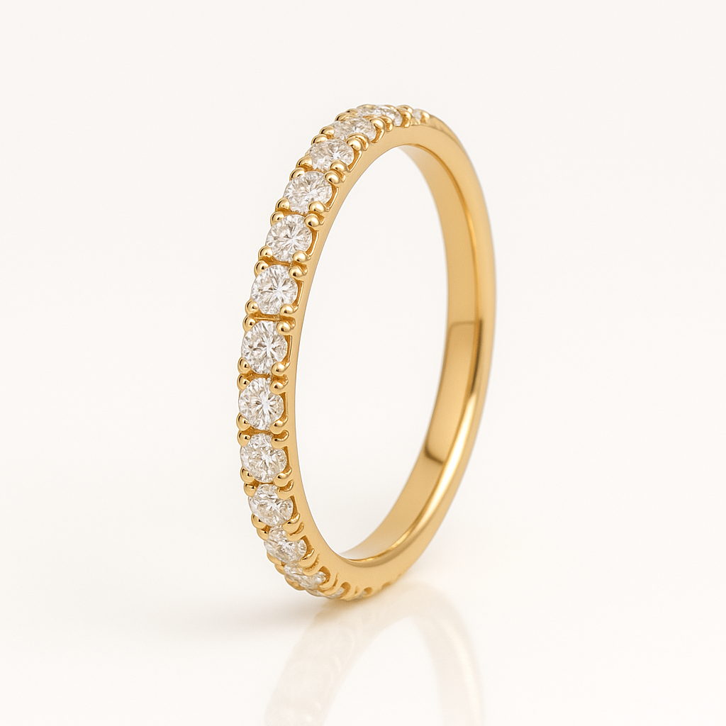 2 mm Round Eternity Band