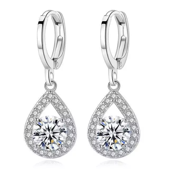 2 Carat tw Drop Earrings