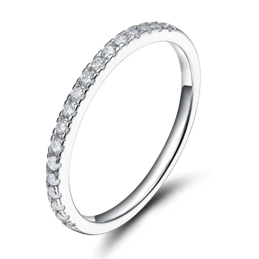 1.5 mm Half Eternity Band