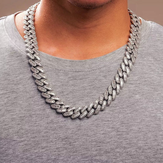 16 mm Baguette Miami Cuban Link Chain
