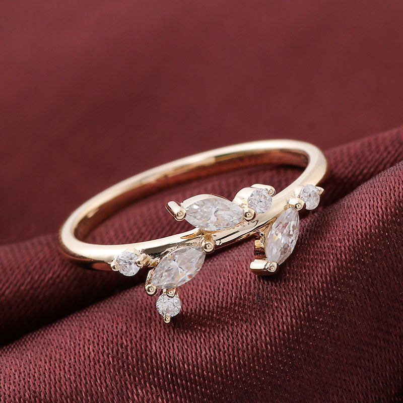 Ethereal Marquise Cut Moissanite Ring
