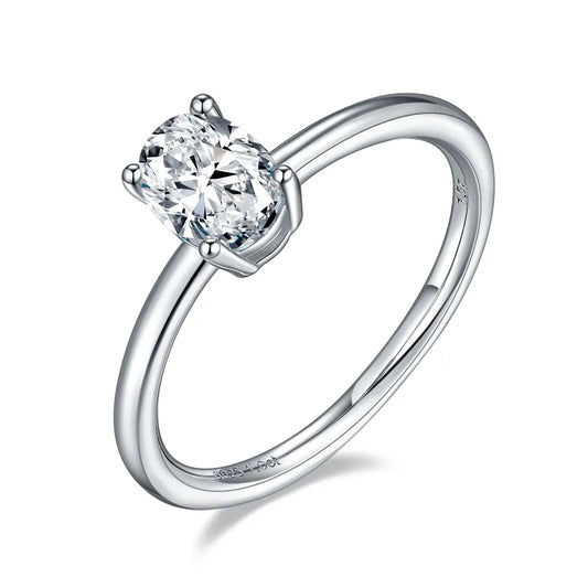 1 Carat Oval Cut Ring