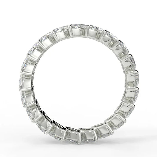 Marquise Cut Moissanite Eternity Band
