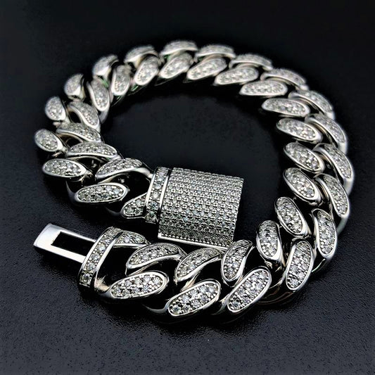 12mm Miami Cuban Link Bracelet