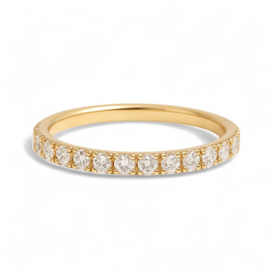 2 mm Round Half Eternity Band