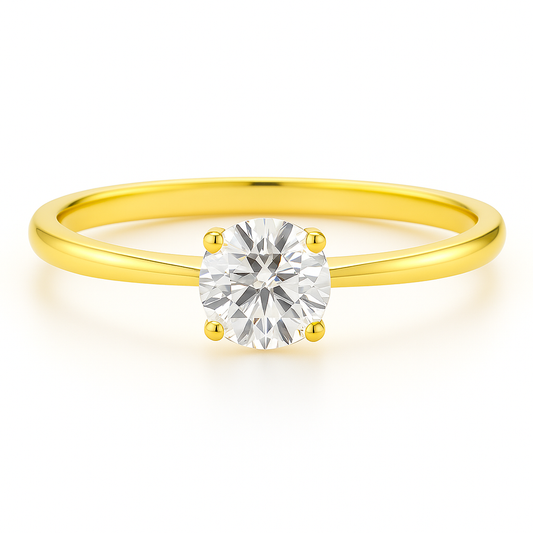 1 Carat Round Cut Ring