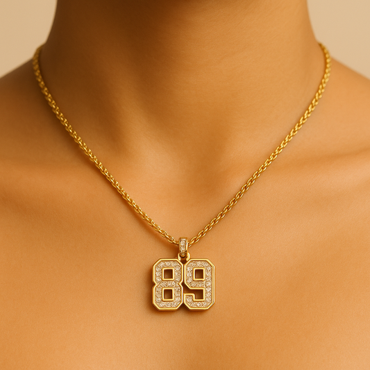 Personalised Number Pendant Necklace
