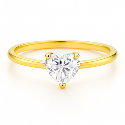 1 Carat Heart Cut Ring