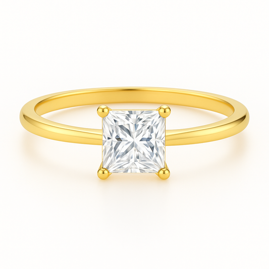 1 Carat Princess Cut Ring