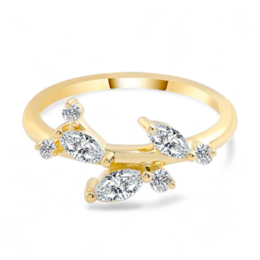 Ethereal Marquise Cut Moissanite Ring
