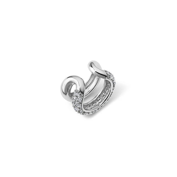 Moissanite Pavé Ear Cuff
