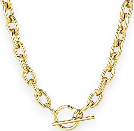 Toggle Paperclip Necklace