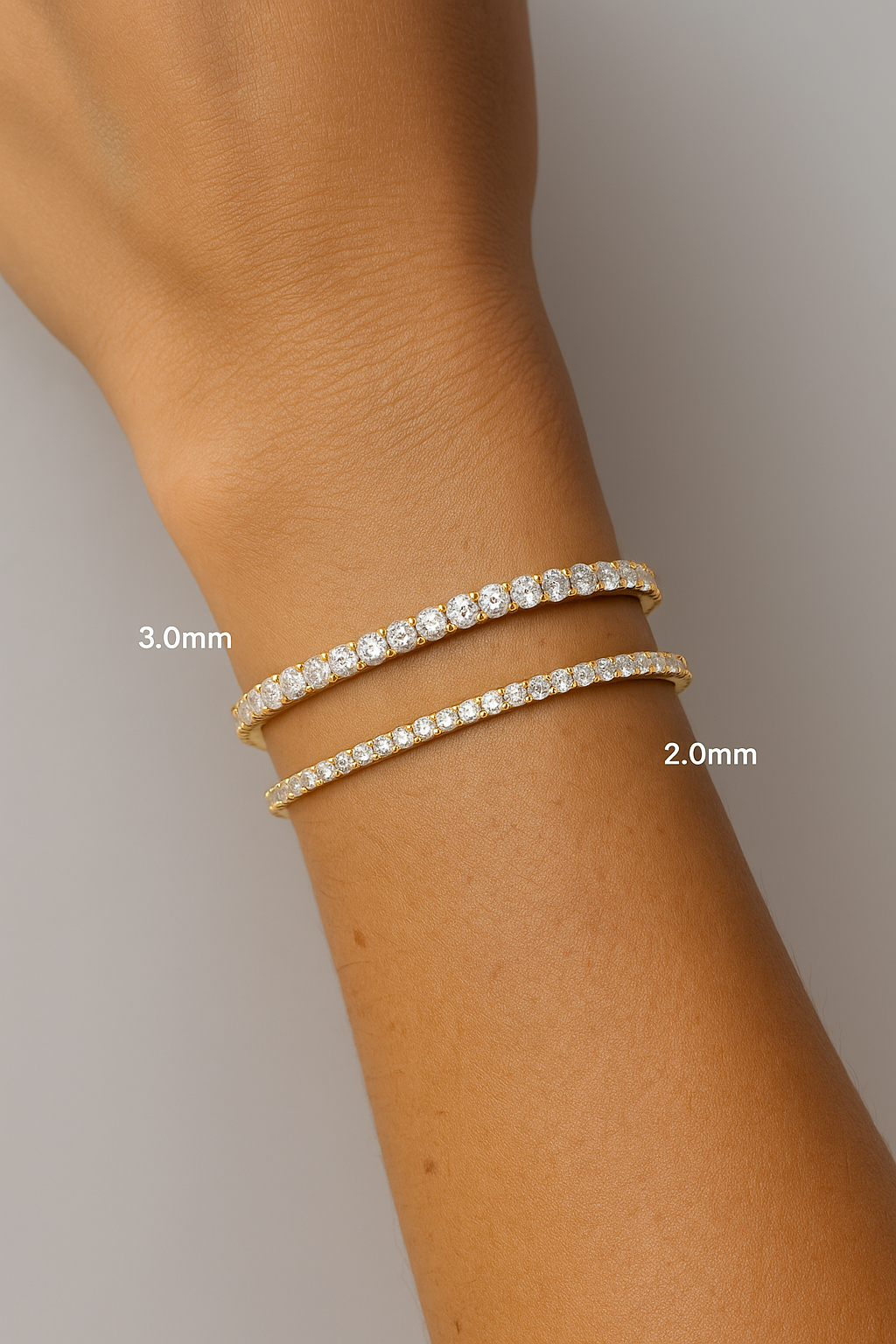 3 mm Tennis Bracelet