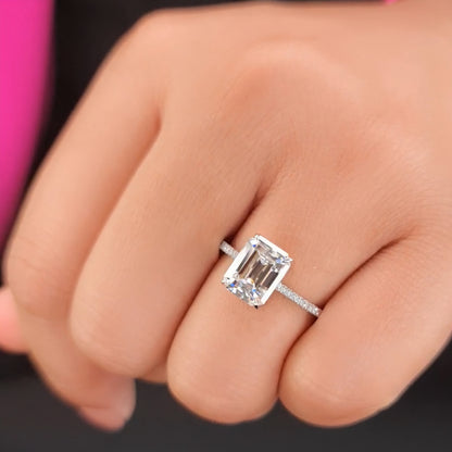 2.23ct Emerald Cut Solitaire 14K Gold Ring