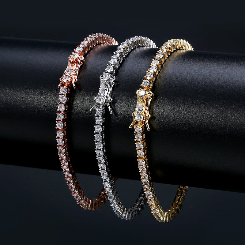 3 mm Tennis Bracelet in Gold