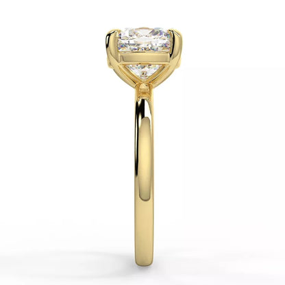 1.5 Carat tw Round Cut Moissanite Solitaire Ring