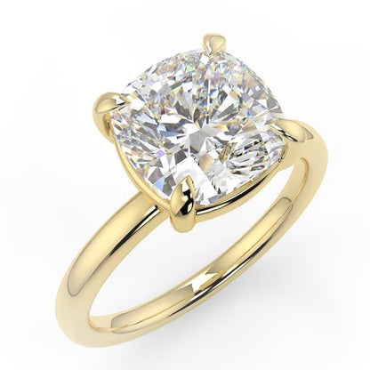 1.5 Carat tw Round Cut Moissanite Solitaire Ring
