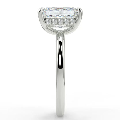 2.5 Carat Radiant Cut Moissanite Ring