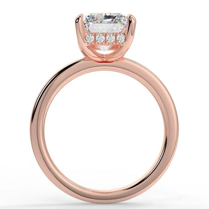 2.5 Carat Radiant Cut Moissanite Ring