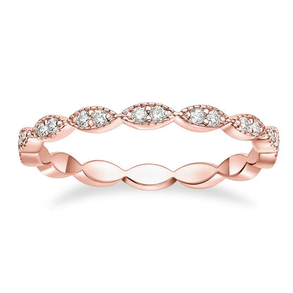 Marquise Set Eternity Band