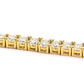 3 mm Tennis Bracelet in Gold