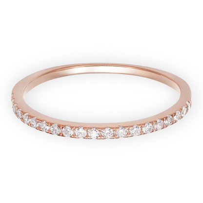 1.5 mm Half Eternity Band