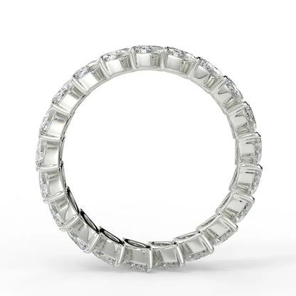 Marquise Cut Moissanite Eternity Band