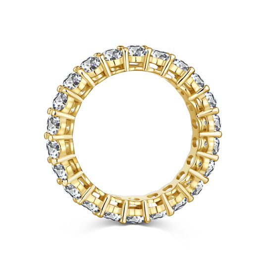 Oval Cut Moissanite Eternity Band
