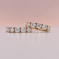 1 Carat tw Moissanite Hoops